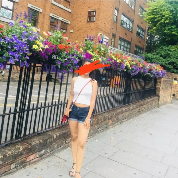 Dark Blue Denim shorts - Picture 5 of 5